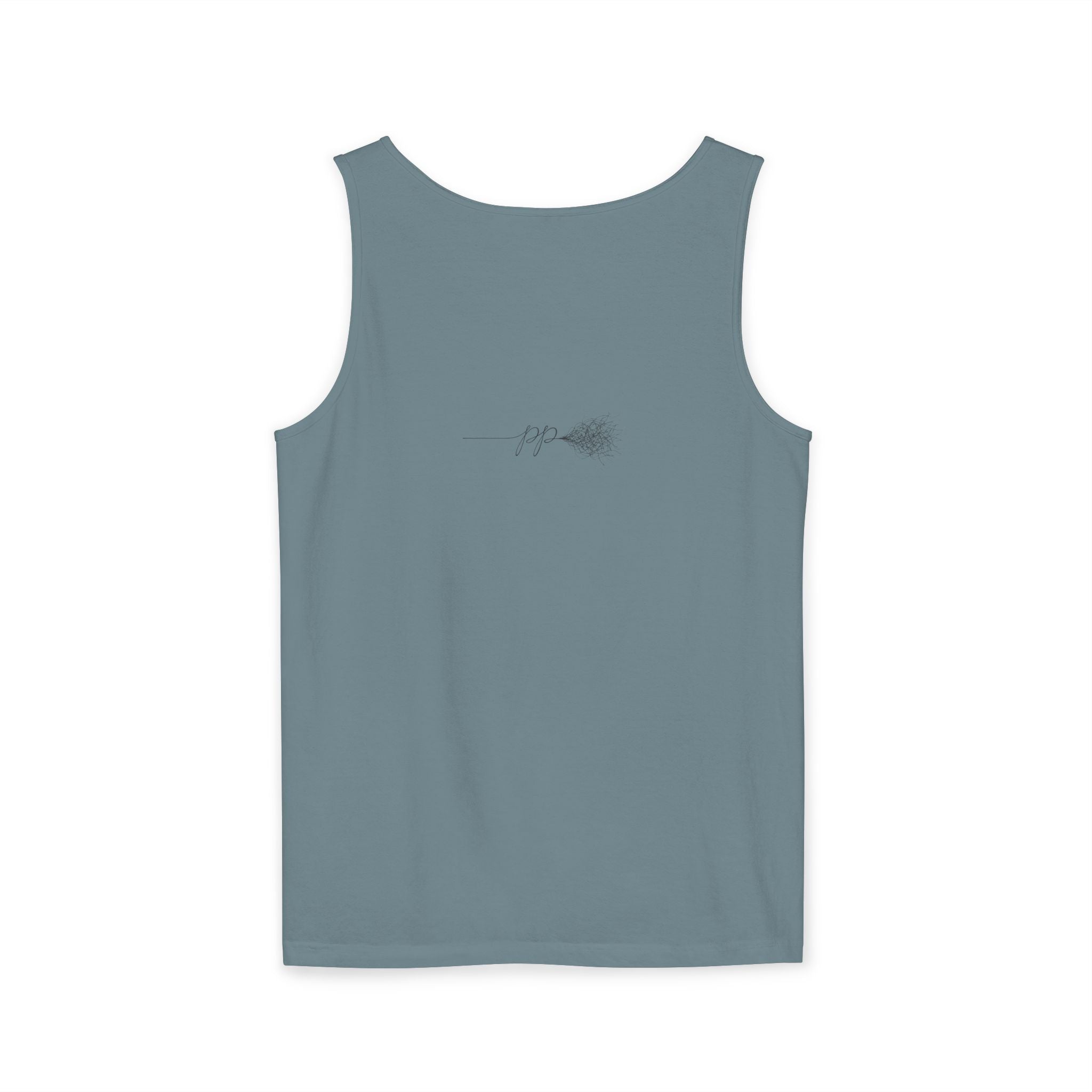 Cougar Puberty Era Tank Top — Funny Line Art Cougar Shirt, Minimalist Cat Graphic Tee, PolishedPanic Sleeveless Summer Top