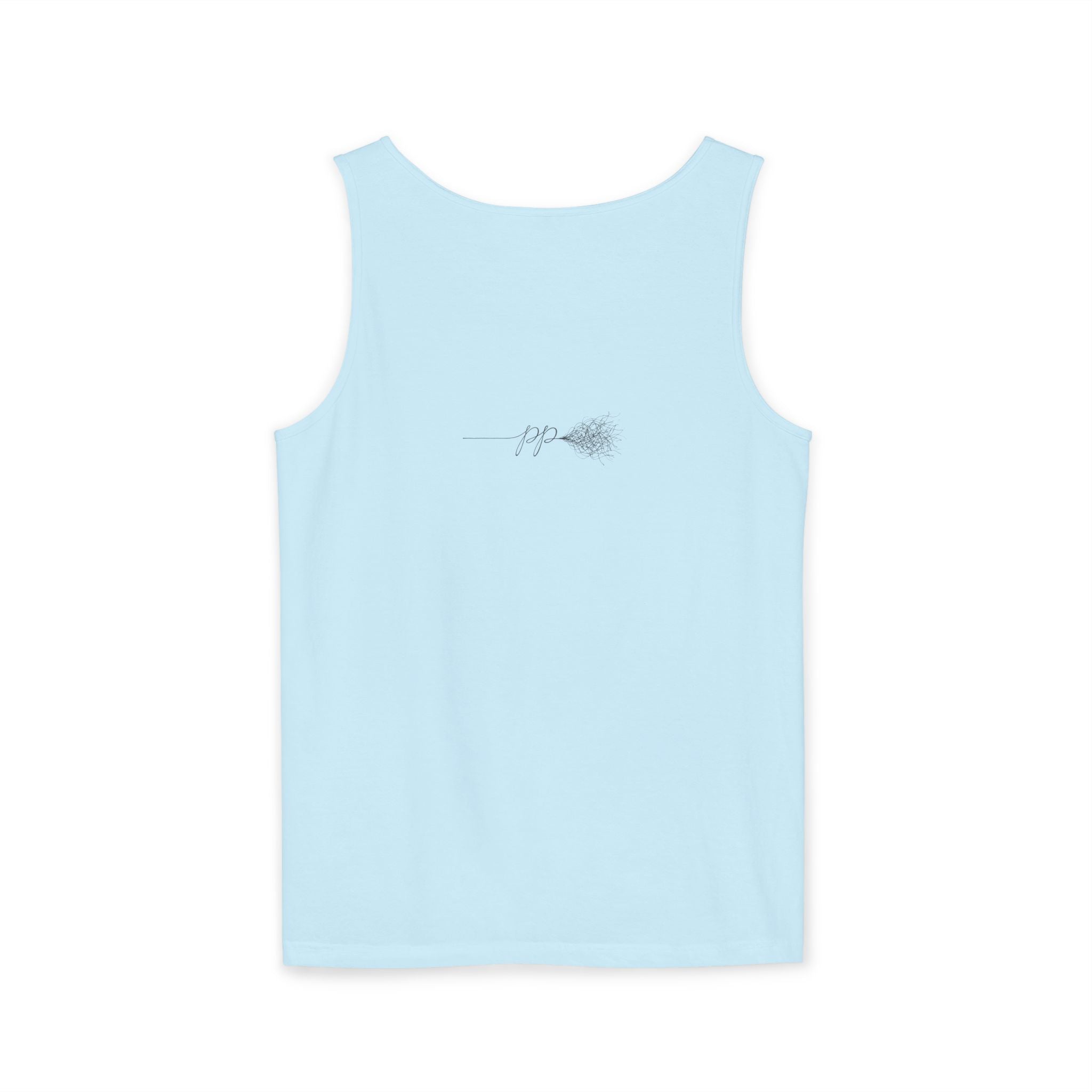 Cougar Puberty Era Tank Top — Funny Line Art Cougar Shirt, Minimalist Cat Graphic Tee, PolishedPanic Sleeveless Summer Top