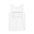 Cougar Puberty Era Tank Top — Funny Line Art Cougar Shirt, Minimalist Cat Graphic Tee, PolishedPanic Sleeveless Summer Top