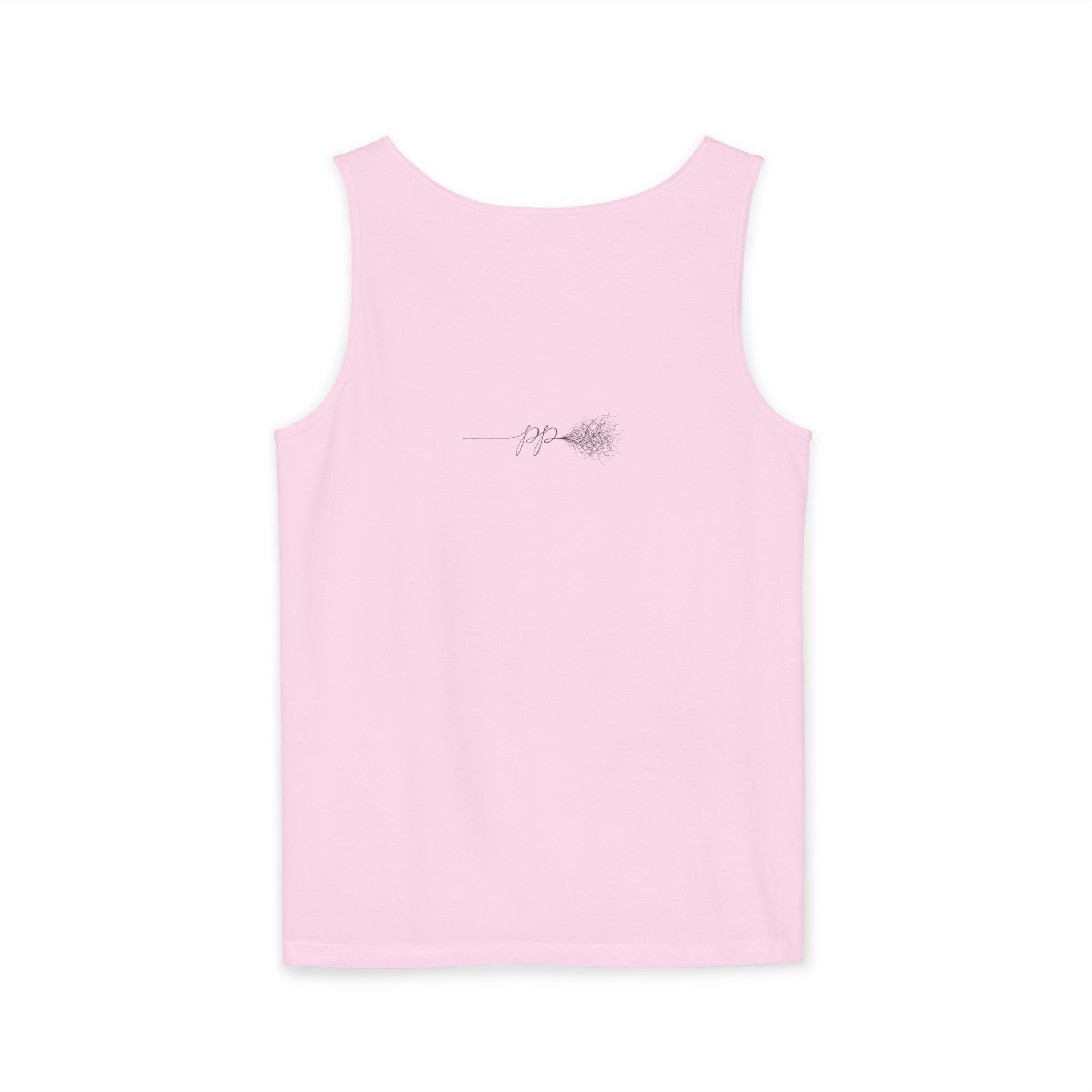 Cougar Puberty Era Tank Top — Funny Line Art Cougar Shirt, Minimalist Cat Graphic Tee, PolishedPanic Sleeveless Summer Top