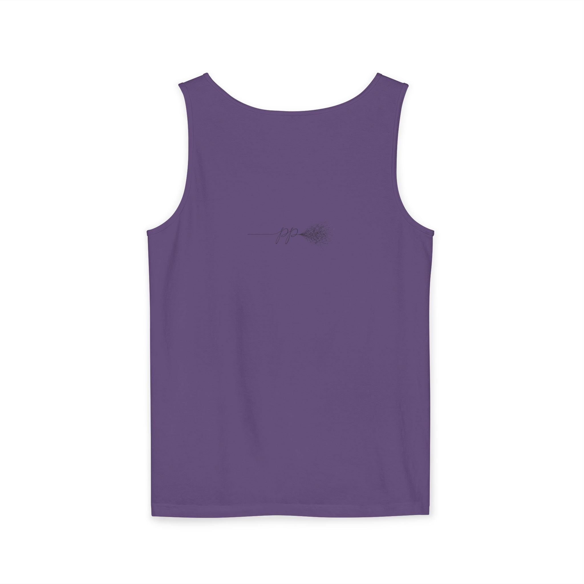 Cougar Puberty Era Tank Top — Funny Line Art Cougar Shirt, Minimalist Cat Graphic Tee, PolishedPanic Sleeveless Summer Top