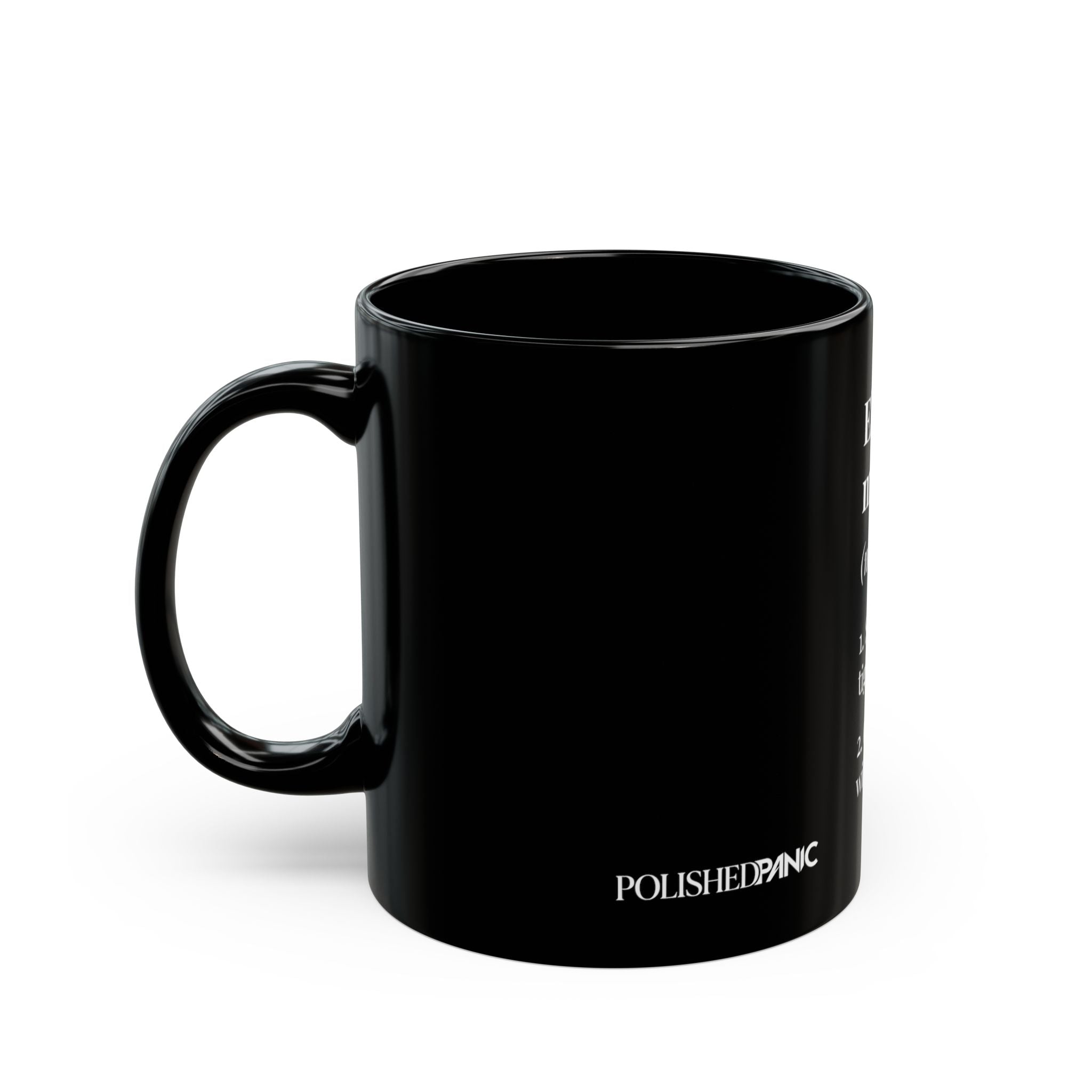 Elegantly Chaotic Mom Friend Dictionary Definition Coffee Mug | Funny Zero Foxes Given Black Cup | Sarcastic Bestie Gift | Tired Mom Mug