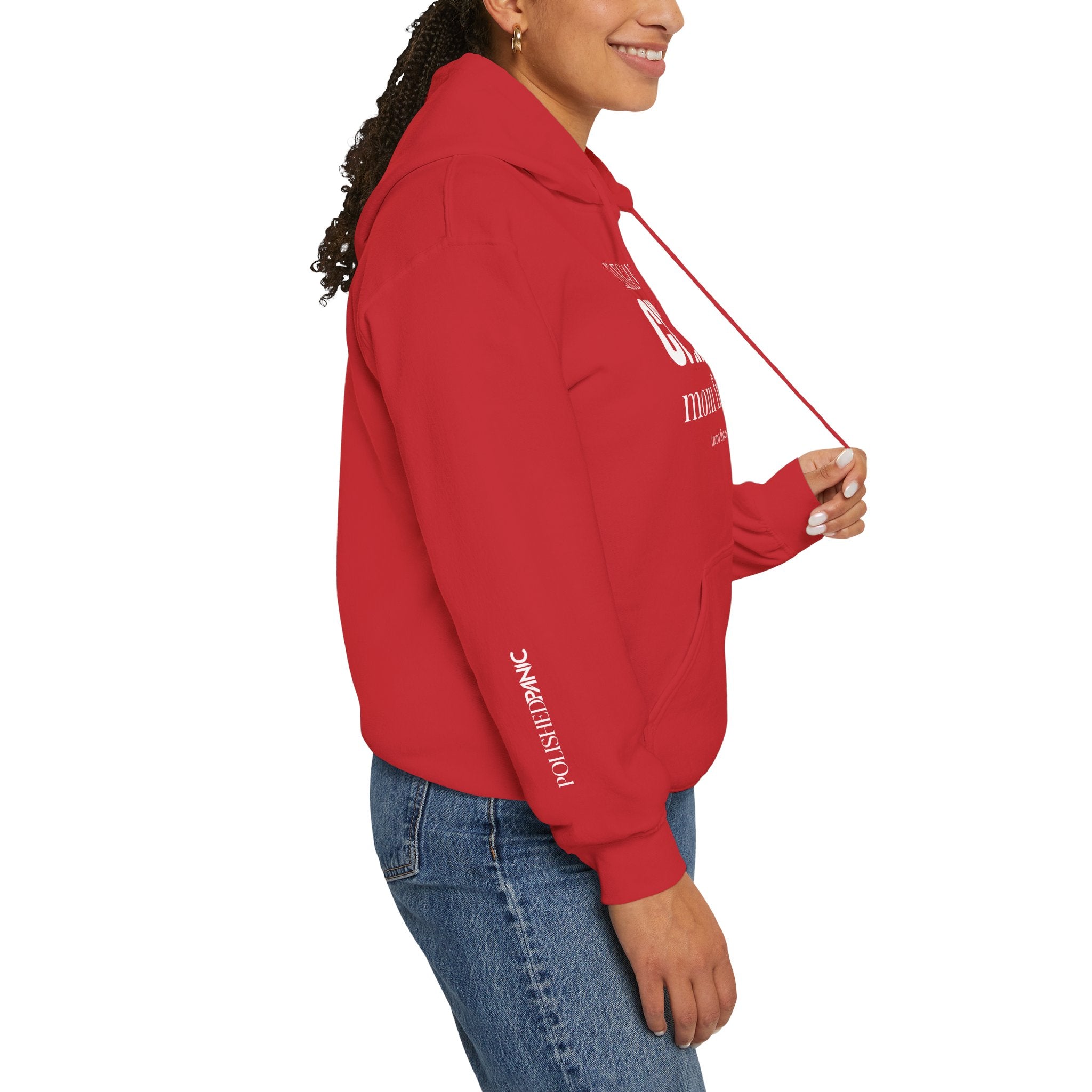 Elegantly Chaotic Mom Friend Hoodie | Funny Zero Foxes Given Sweatshirt | Minimalist Mom Life Pullover | Trendy Bestie Gift