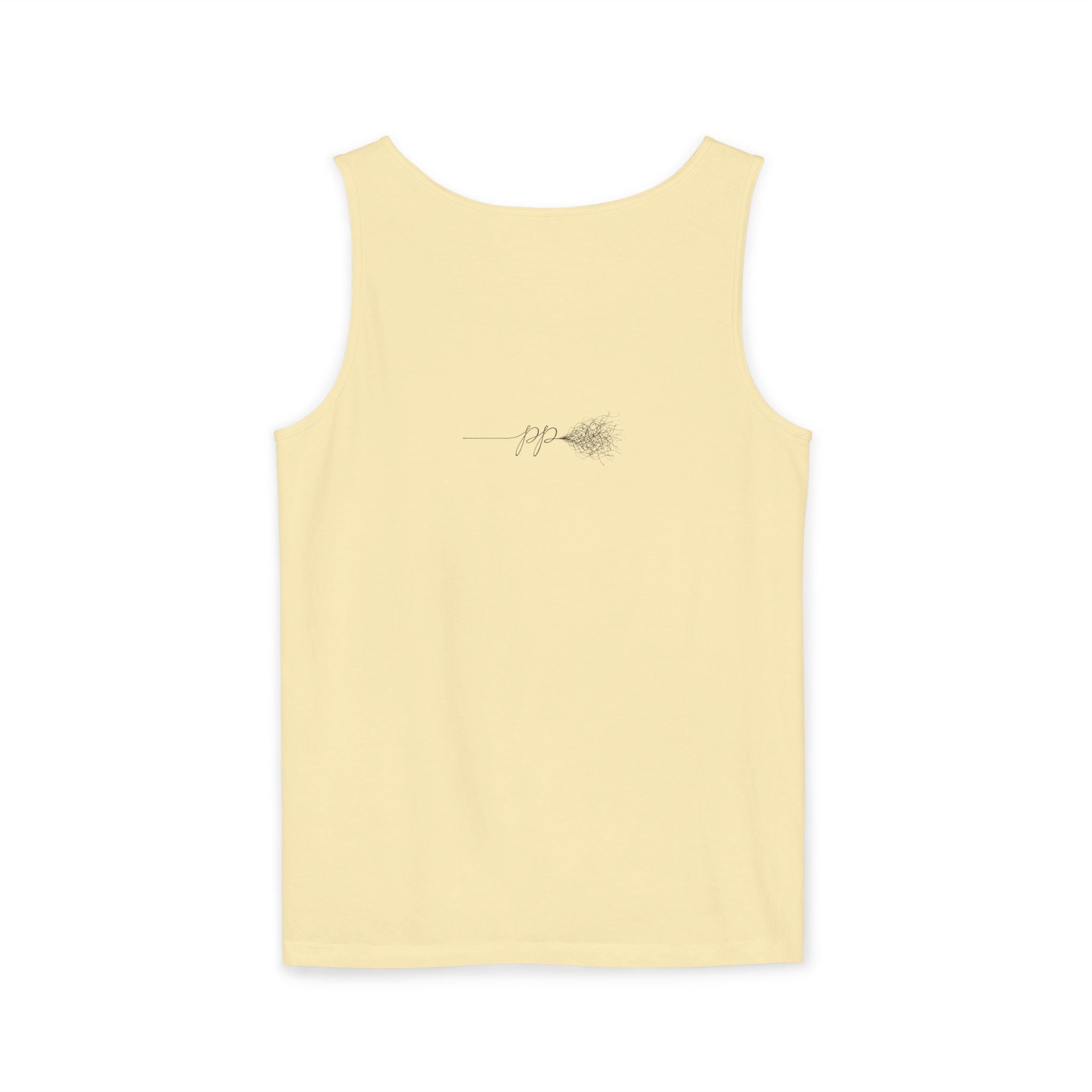 Cougar Puberty Era Tank Top — Funny Line Art Cougar Shirt, Minimalist Cat Graphic Tee, PolishedPanic Sleeveless Summer Top