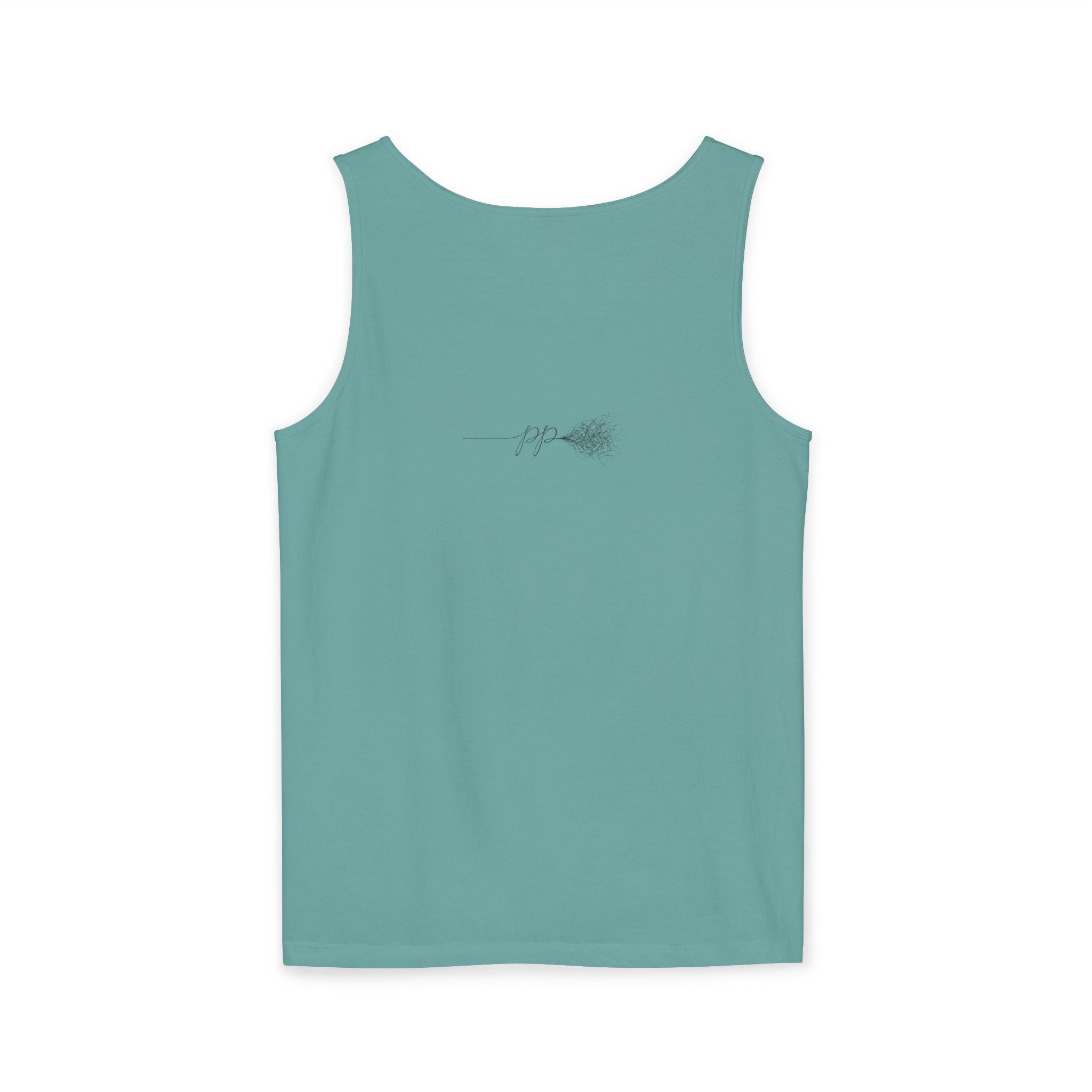 Cougar Puberty Era Tank Top — Funny Line Art Cougar Shirt, Minimalist Cat Graphic Tee, PolishedPanic Sleeveless Summer Top