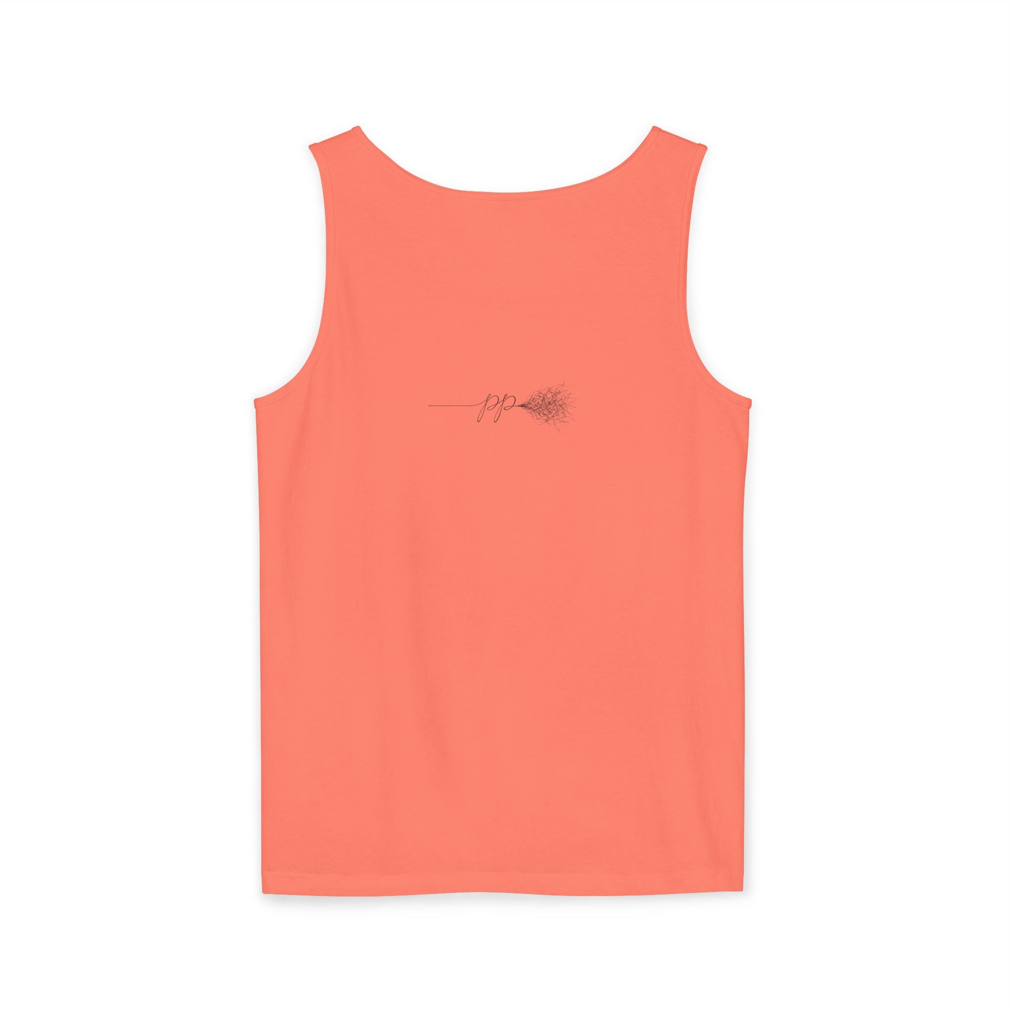 Cougar Puberty Era Tank Top — Funny Line Art Cougar Shirt, Minimalist Cat Graphic Tee, PolishedPanic Sleeveless Summer Top