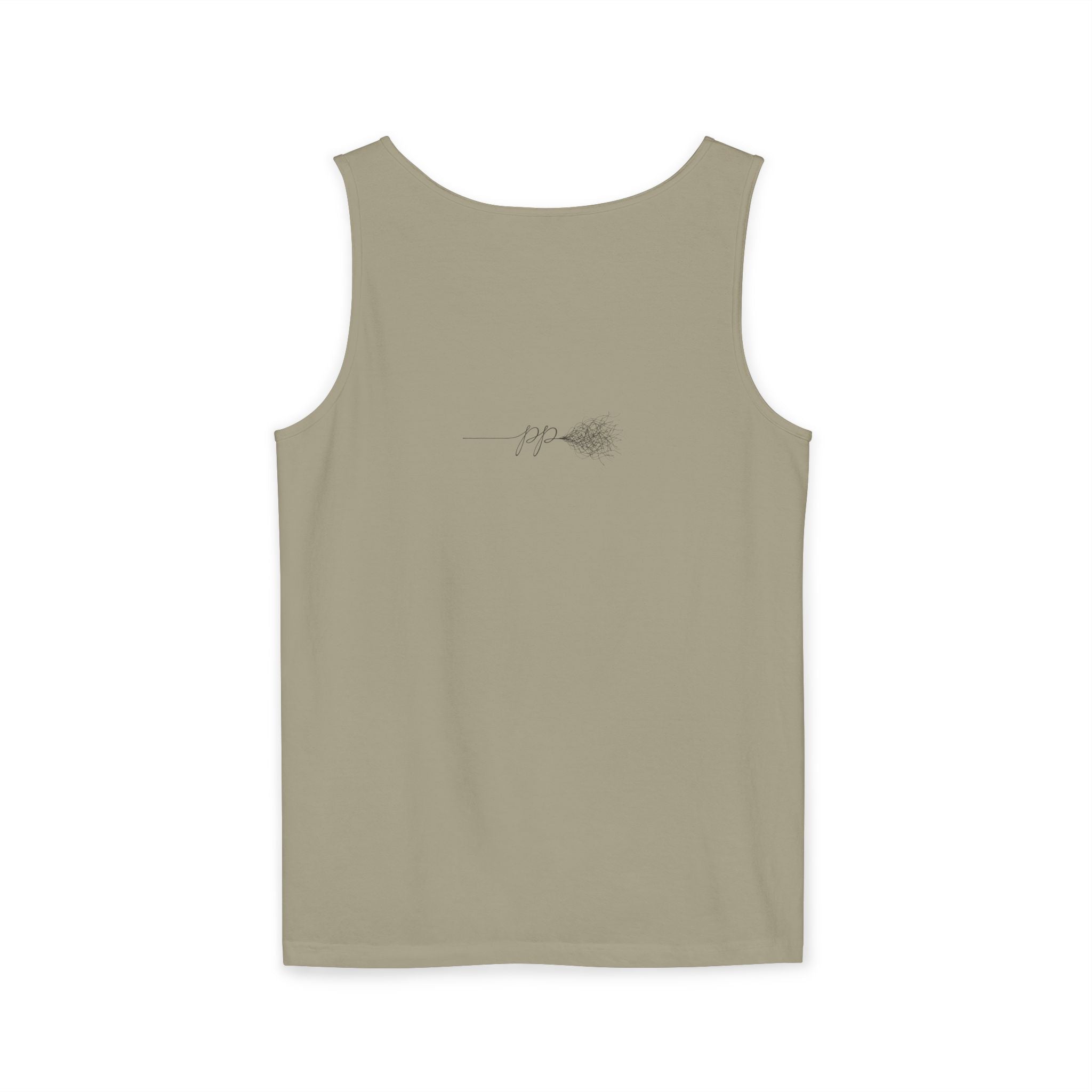 Cougar Puberty Era Tank Top — Funny Line Art Cougar Shirt, Minimalist Cat Graphic Tee, PolishedPanic Sleeveless Summer Top